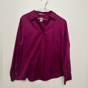 Chico’s Purple Blouse Size S